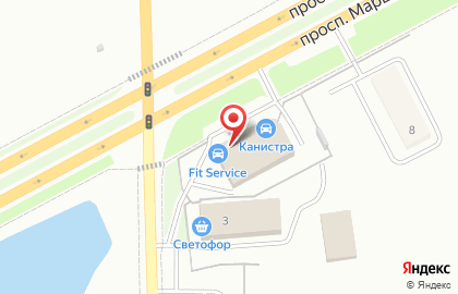 Автосервис FIT SERVICE в Заозерном районе на карте