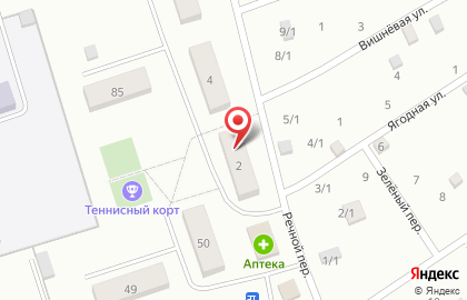 Красноярское сельпо в Речном переулке на карте