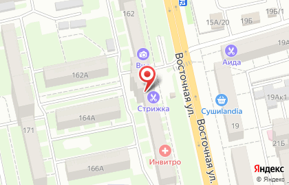 Парикмахерская Стрижка-SHOP в Октябрьском районе на карте