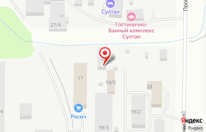 Торговый дом Строитель на Производственной улице на карте
