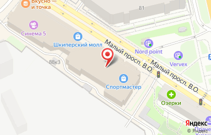Магазин обуви ZENDEN в Василеостровском районе на карте