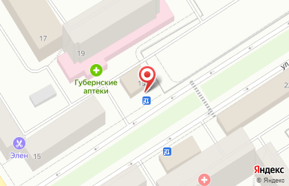 Мини-маркет в Центральном районе на карте