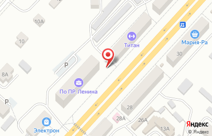 Киоск по ремонту обуви на проспекте Ленина на карте
