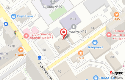 Торговая компания РегионМебель в Октябрьском районе на карте