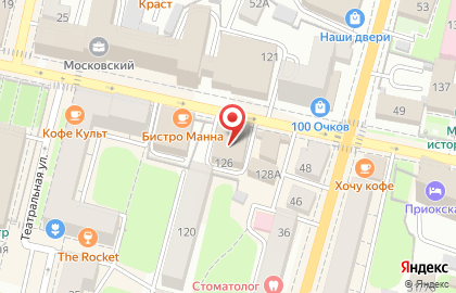 Суши-бар СУШИСЕТ на улице Суворова на карте
