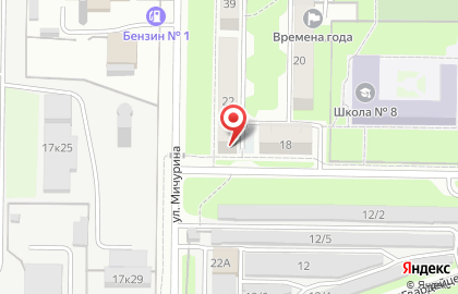 Супермаркет Фасоль на улице Сибиряков-Гвардейцев на карте