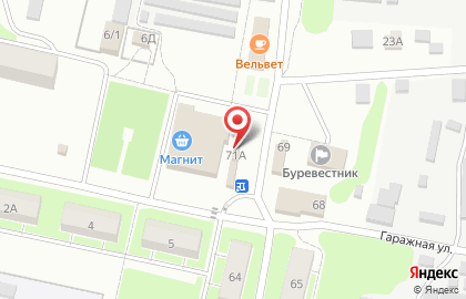 Продуктовый магазин в Нижнем Новгороде на карте