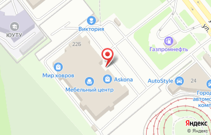 Мебельный салон Любимый дом в Курчатовском районе на карте