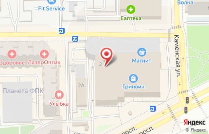 Торгово-развлекательный комплекс Гринвич на Молодёжном проспекте на карте