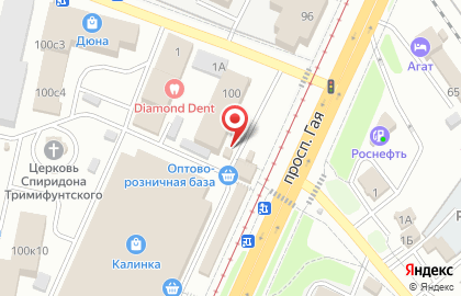 Магазин Автомир в Железнодорожном районе на карте