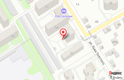 Вега на улице Льва Толстого на карте
