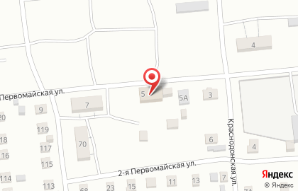Продовольственный магазин в Железнодорожном районе на карте