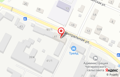 Мини-маркет Любимый на Центральной улице на карте