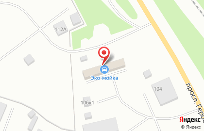 Автомойка самообслуживания ЭКО в Мурманске на карте