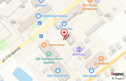 Магазин мясной продукции на улице Серёгина на карте