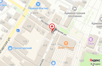 Фирменный магазин Ермолино на Интернациональной улице на карте