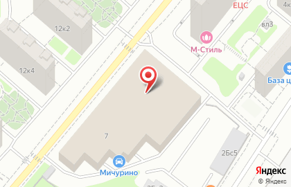 Паркинг ВК Комфорт на Большой Очаковской улице на карте