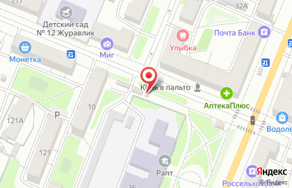 Фирменный магазин Новосибирская птицефабрика на улице Дзержинского на карте