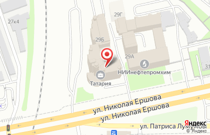 Автогрузоперевозки на улице Николая Ершова на карте