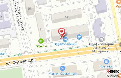 Екатеринбургское агентство путешествий Ekb.Travel.Tour на карте