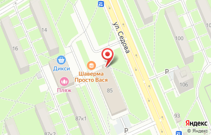 Супермаркет Пятёрочка в Санкт-Петербурге на карте