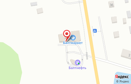 АЗС Балтнефть на Балтийской улице на карте