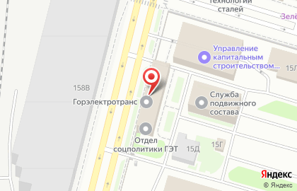 Горэлектротранс, ГУП на Сызранской улице на карте
