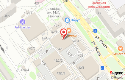 Aik на улице Мира на карте