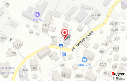 Служба доставки Кушай суши и пиццу в Центральном районе на карте