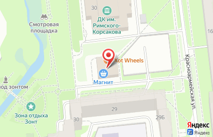 Универсам Магнит в Санкт-Петербурге на карте