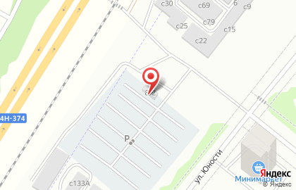 Автостоянка в Красноярске на карте