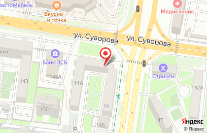 Салон красоты Sofi в Ленинском районе на карте