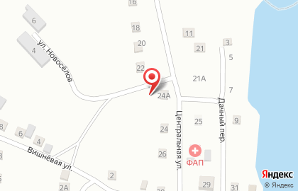 Продовольственный магазин Любимый на Центральной улице на карте