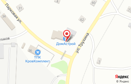Магазин ДомАстрой на Парковой улице на карте