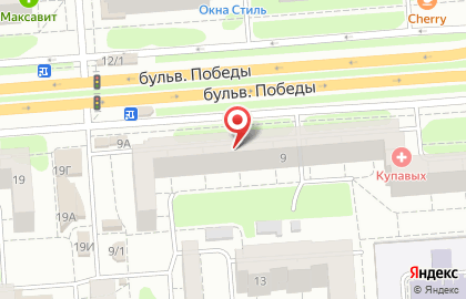 Магазин автозапчастей AutoPolka.ru на бульваре Победы на карте