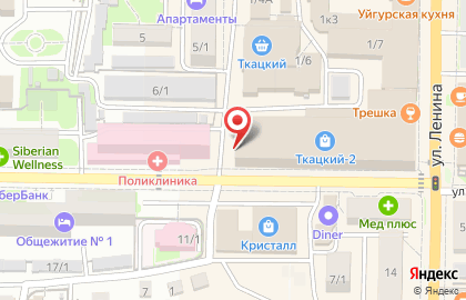 Аптечный пункт Март в Горно-Алтайске на карте