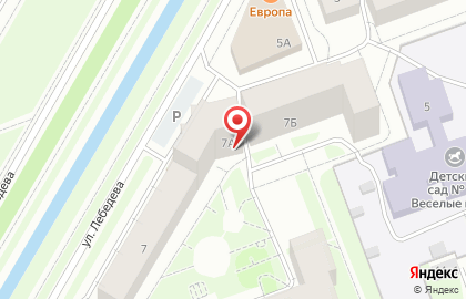 Парикмахерская Зеркала на улице Лебедева на карте