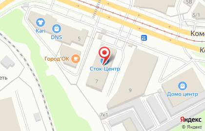 СтокЦентр в Комсомольске-на-Амуре на карте