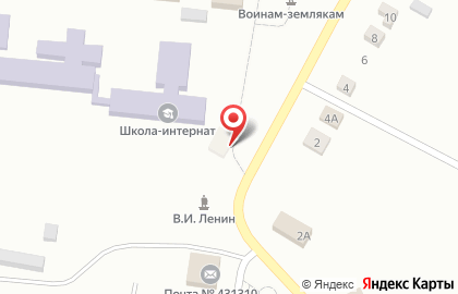 Ковылкинская межрайонная больница на улице Дружба на карте