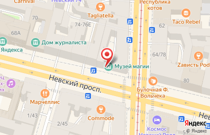 Отель Времена года в Санкт-Петербурге на карте