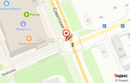 АЗС на Советской улице на карте