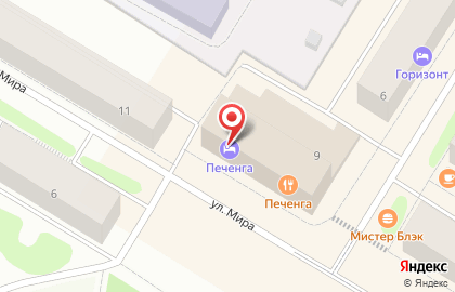 Гостиница Печенга на карте