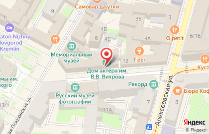 Кафе Red Apple в Нижегородском районе на карте