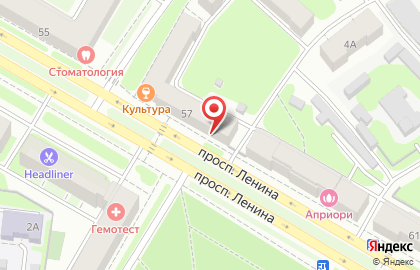 Салон оптики Оптика Нижегородская на проспекте Ленина на карте