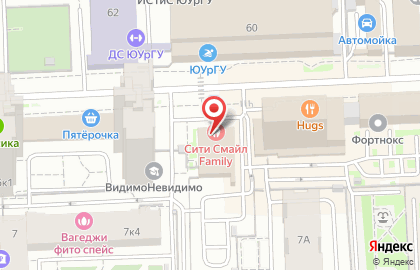 Стоматологическая клиника City Smile на улице Сони Кривой на карте