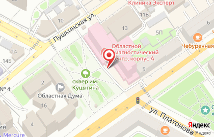 Банкомат СберБанк на площади Ленина, 5а на карте