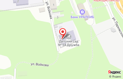 Детский сад №54, Дружба на карте