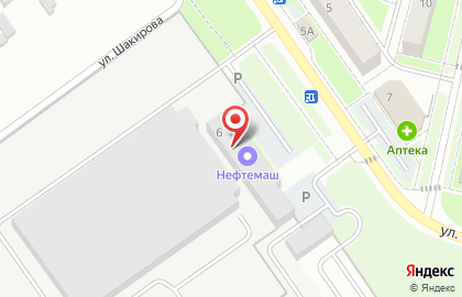 Автошкола ДОСААФ, автошкола на улице Гагарина на карте