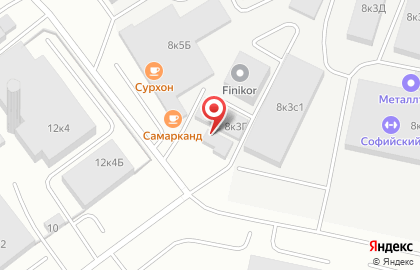 Шиномонтажная мастерская в Фрунзенском районе на карте