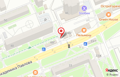 МегаФон на улице Академика Павлова на карте